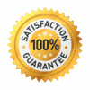 Guarantee 100% satisfaction guarantee logo