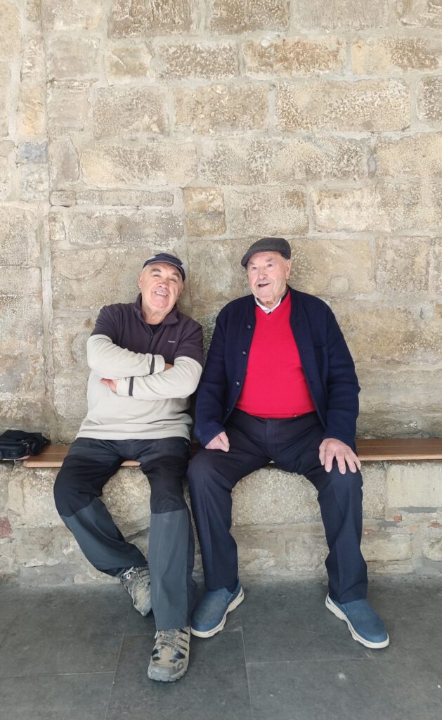 2 Spanish men sitting