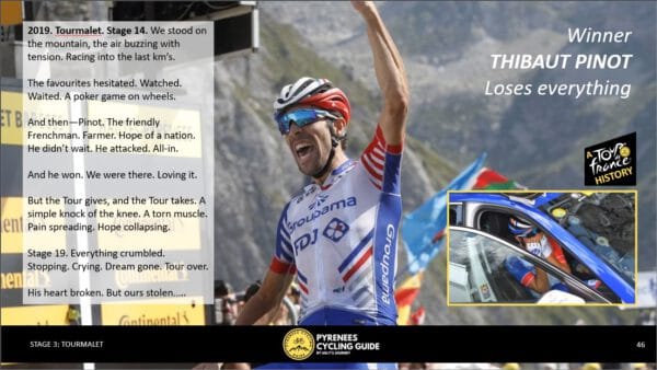 Tour de France History Example SELF GUIDED CYCLING TOUR (BIG 5 Pyrenees in 4 days)