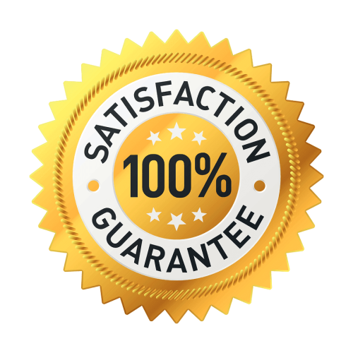 100% satisfaction guarantee logo